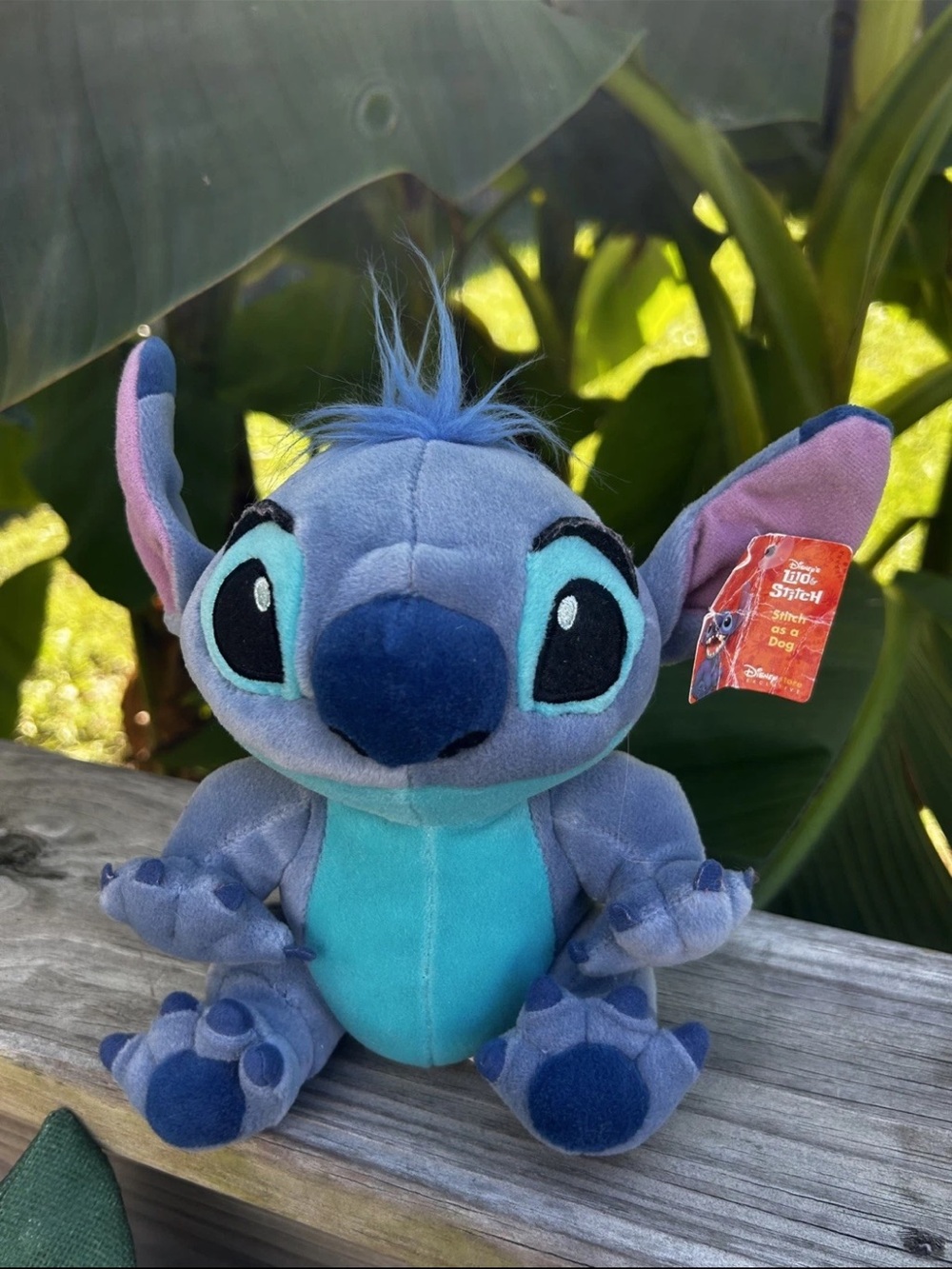 Disney Store Exclusive Stitch As Dog 7" Plush NWT